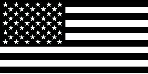 Black And White American Flag Vinyl Decal Etsy