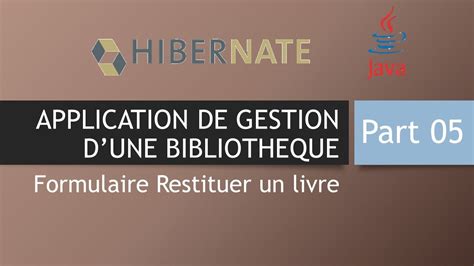 Chaque livre cédé à moindre prix nécessitera par avance l'envoi de son règlement par chèque bancaire. 5 APPLICATION DE GESTION D'UNE BIBLIOTHÈQUE EN JAVA ...
