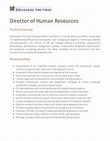 Photos of Human Resources Manager Job Description Templates