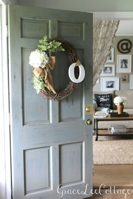 Painted And Distressed Front Door A Tutorial House Paint Exterior