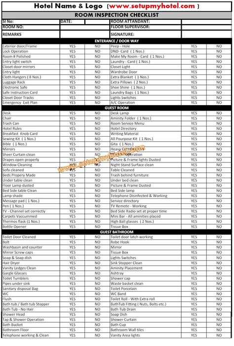 Daily supervisor checklist the term supervisor refers to anyone who manages a team's or individual's performance. Room Inspection checklist used in housekeeping | Hotels ...