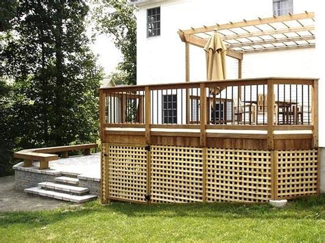 1024 x 768 jpeg 140 кб. Square lattice deck skirting | Yard work | Pinterest ...