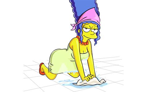 Fondos De Pantalla Ilustración Dibujos Animados Los Simpsons Marge