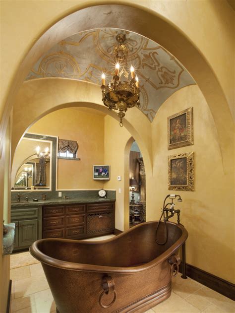 Home Design Interior Tuscan Master Bathroom Ideas Tuscan Master