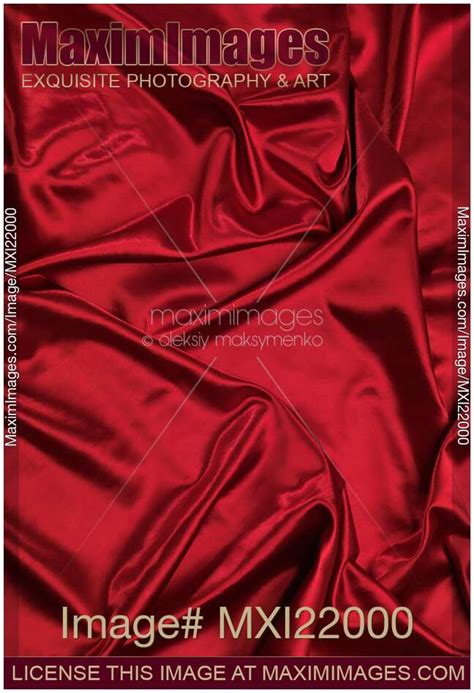Photo Of Red Silky Fabric Stock Image Mxi22000