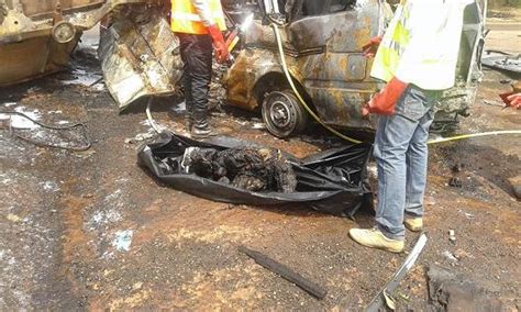Bodies Burnt Beyond Recognition In Enugu Multiple Car
