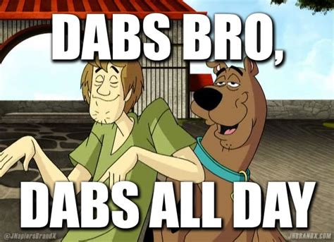 Shaggy And Scooby Dabs All Day Weed Memes