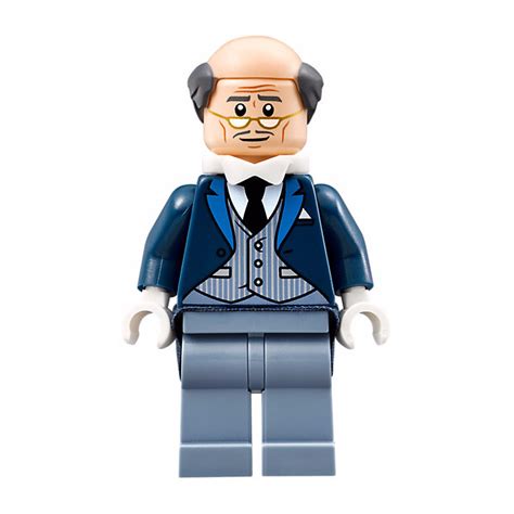 Lego Alfred Pennyworth Balding From Lego Batman Movie Figurine