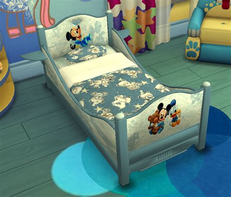Sims 4 Custom Content Download Classic Toddler Bed