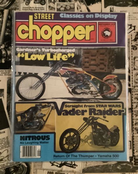 Sold Lot Of 7 Vintage 1970s 1980s Street Chopper Magazines 1978
