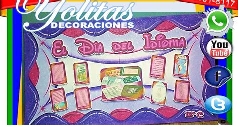 Yolitas Decoraciones Mural Del Día Del Idioma Provincia De Colón