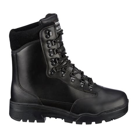 Purchase The Mil Tec Tactical Boots Leather Black By Asmc
