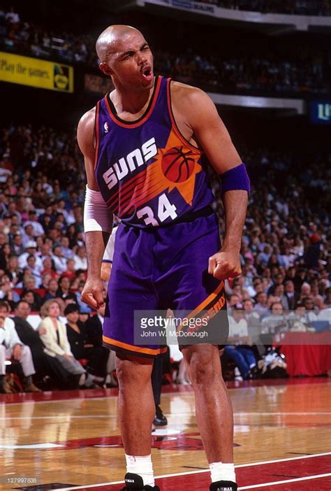Basketball Nba Finals Phoenix Suns Charles Barkley Looking Serious