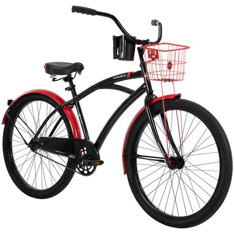 Huffy 26 In Carlisle Mens Comfort Cruiser Bike Black