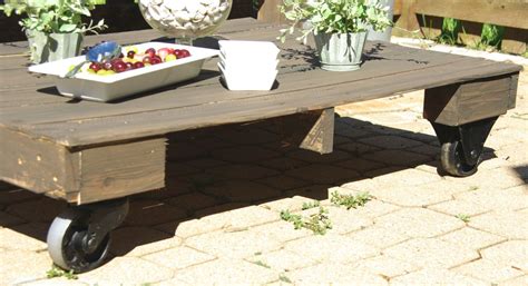 How to make a coffee table out of pallets. Maximize Your Outdoor Space With A Pallet Coffee Table On ...