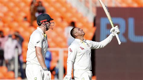 Ind Vs Aus 4th Test Khawaja 104 Puts Australia In Strong Position As