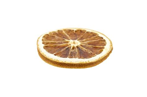 Dried Orange Fruit Slice Isolated On White Stock Photo Image Of Color