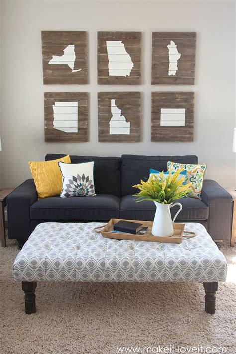 One of the advantages of using an ottoman as a coffee table is the luxury to experiment with fabric styles. DIY Tufted Fabric Ottoman ((...from an old table)) | Make ...