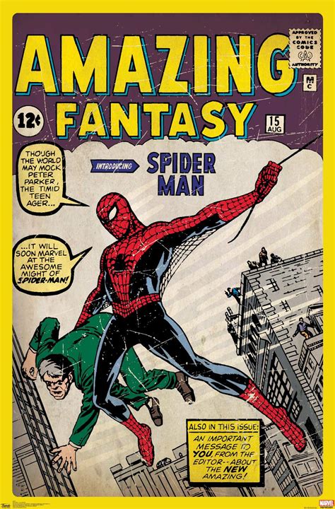 Buy Trends International 24x36 Marvel Comics Spider Man Cover Wall 24