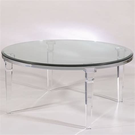 Late 60's / early 70's is our best age estimate. 100+ Round Lucite Coffee Table - Best Paint for Furniture ...