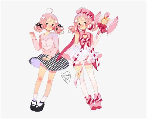 Art Cute Anime Kawaii Manga Pink Watercolor Sweet Oc Cute Magical