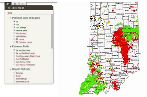 Interactive Map Of Oil And Gas Wells In Indiana American Geosciences