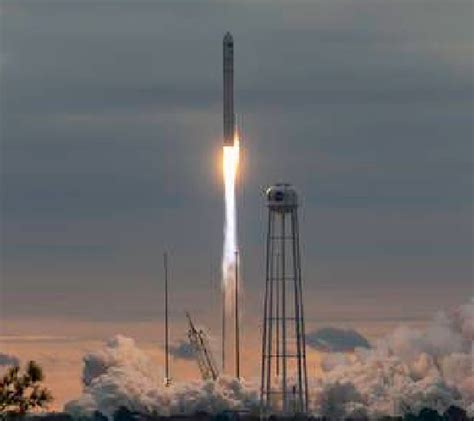 Antares rocket launches from Virginia's Eastern Shore