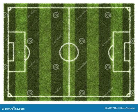 Soccer Field Aerial View Stock Illustration Illustration Of Goal