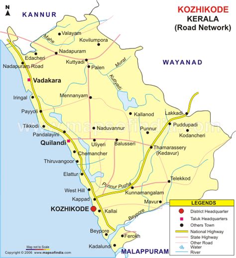 Keralam Map Of Kozhokode