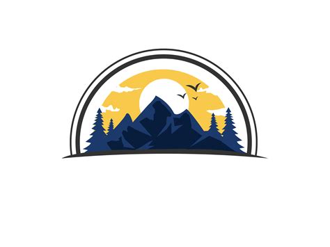 Mountain Logo Design Graphic By Mdrasel00 · Creative Fabrica