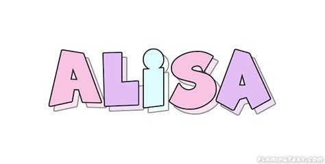 Alisa Logo Free Name Design Tool From Flaming Text