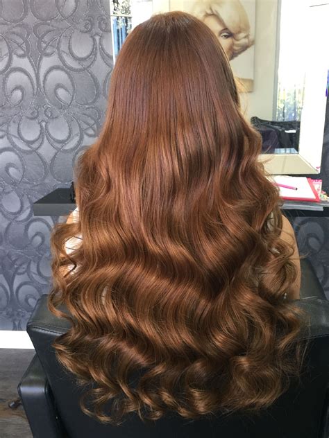Extra Long Wavey Copper Hair With Hair Extensions Hair Styles Long