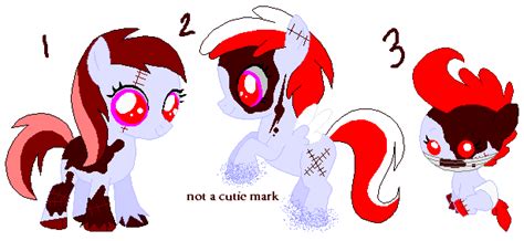 Death Ponies Filly Scars By Gwencupcakes On Deviantart