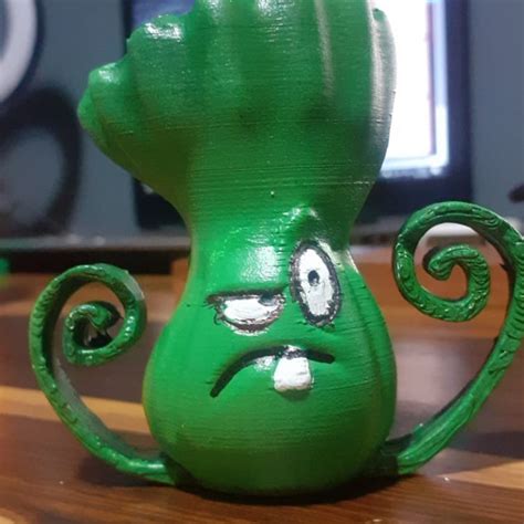 3d Print Of Bonk Choy Plants Vs Zombies By Martinsolca