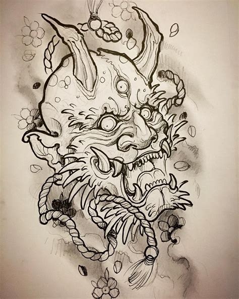 Oni Mask For Tomorrow Thanks For Looking Japanese Tattoo Japanese