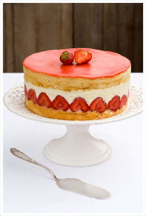 Berry Lovely Daring Bakers Fraisier Strawberry Bavarian Cake
