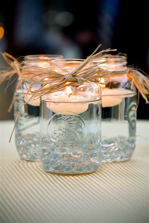 Mason Jars For Wedding Decorations Rustic Beautiful And Cheap Holidappy
