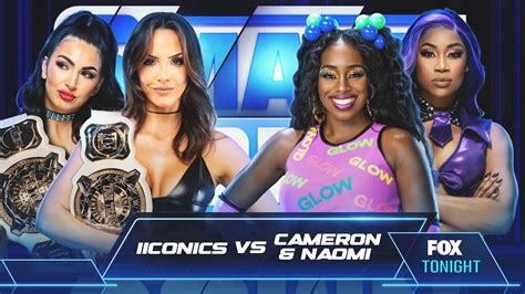 WWE 2K22 Universe Smackdown IICONICS Vs Naomi And Cameron YouTube
