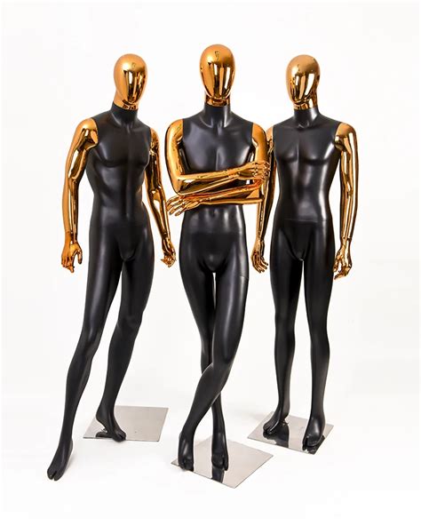 Best Quality Male Mannequin Full Body Model With Electroplate Head And