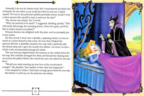 Walt Disney Book Scans Sleeping Beauty My Side Of The Story Maleficent Walt Disney