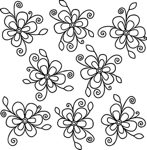 Cute Flower Coloring Page | Flower coloring pages, Coloring pages for