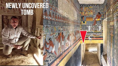 breaking archaeologists discovered over 4000 year old colorful tomb near saqqara youtube