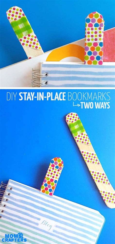 Make Some Fun Diy Bookmarks That Actually Stay In Place Using Two Fun