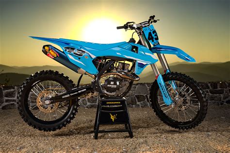 Graphics Kit For Ktm Xcw 300 Legacy Sky Blue Omxgraphics