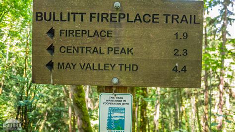 Central Peak Trail In Squak Mountain State Park Length 46 Miles