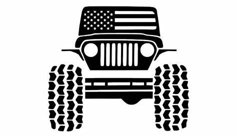 American Wrangler Vinyl Decal For Jeeps Flag Decal Car | Cricut