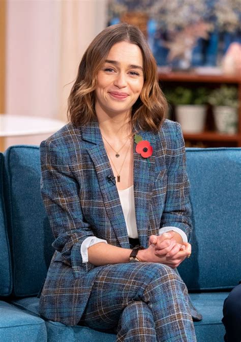 EMILIA CLARKE at This Morning Show in London 11/11/2019 - HawtCelebs