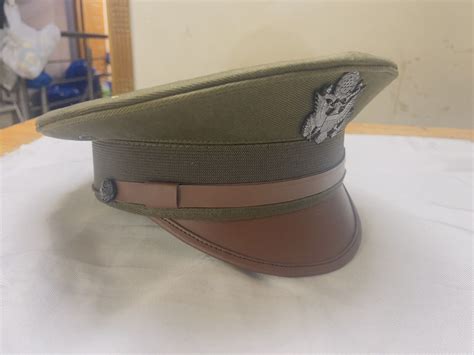 M1912 Us Army Officers Visor Cap Ebay