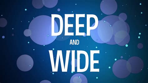 You'll find a wide range of extra wide bathtub designs on the market from the traditional clawfoot shaped tubs to wide deep soakers complete with whirlpool and other extra features. Deep and Wide - YouTube