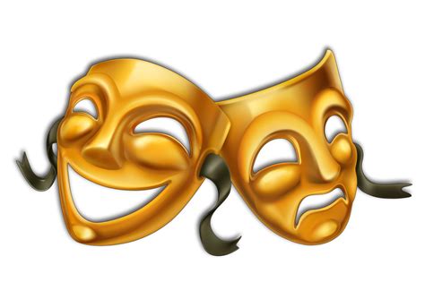 Royalty Free Theatre Mask Stock Photography Hand Painted Golden